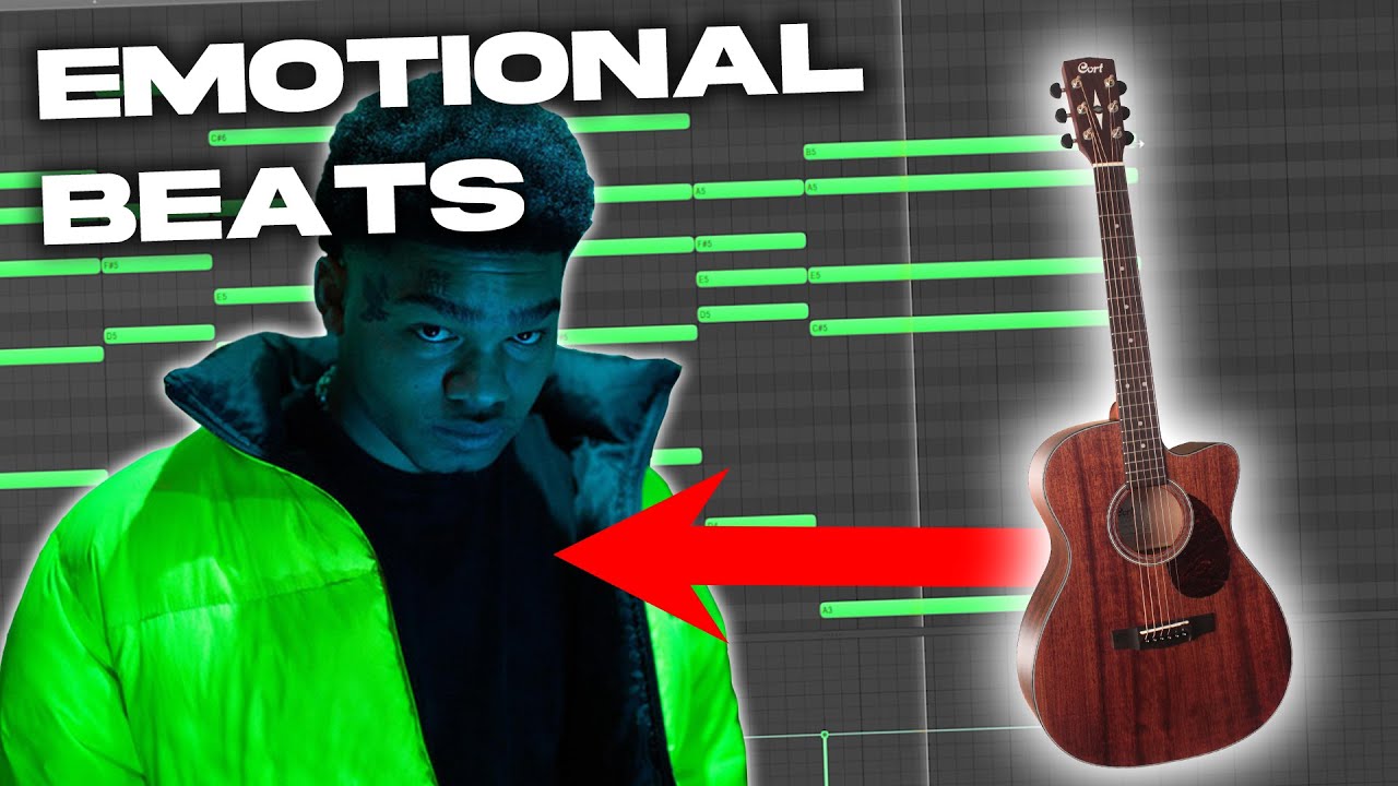 (Silent Cookup) How To Make Emotional Guitar beats for NoCap from SCRATCH 🌟 | FL Studio 20 tutorial