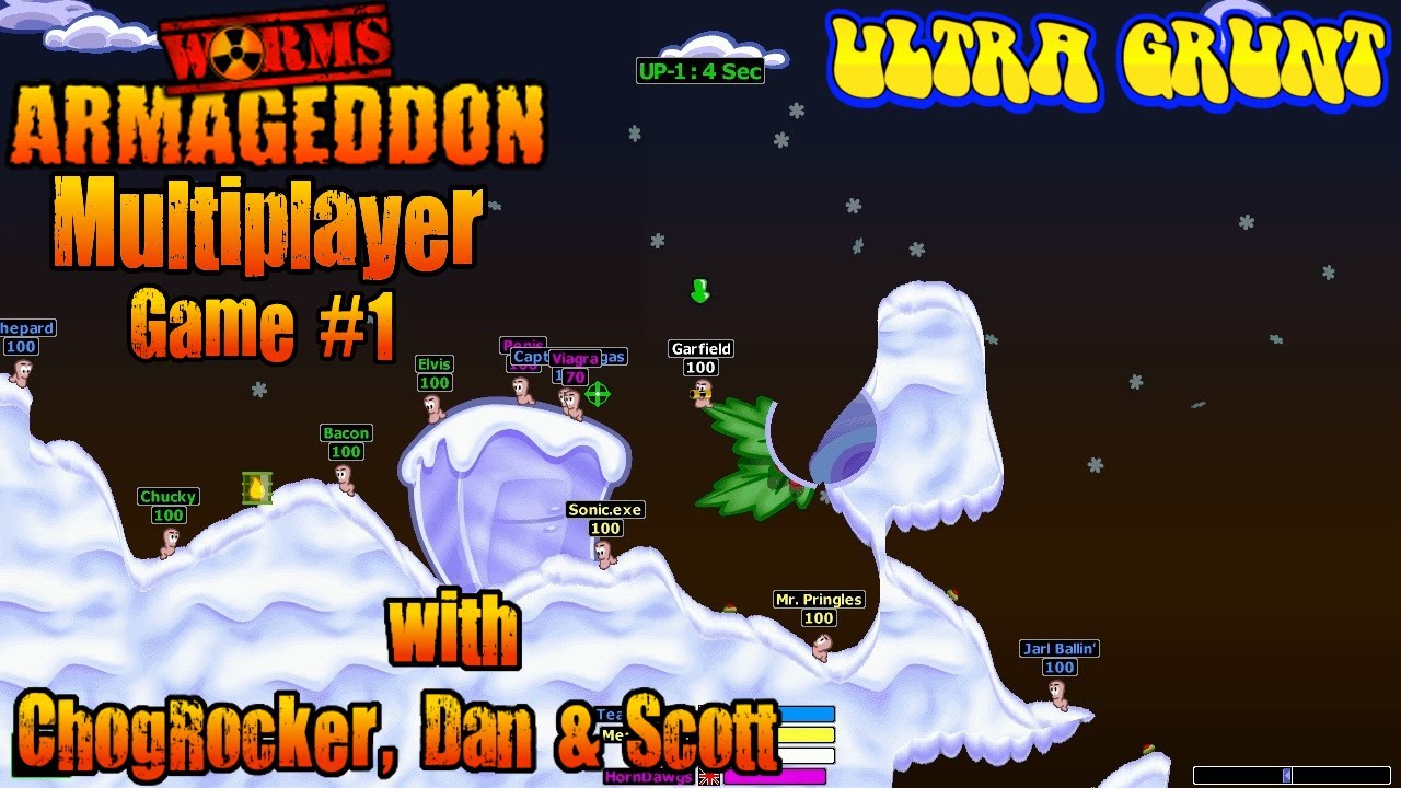 Worms Armageddon Multiplayer Online - Game #1