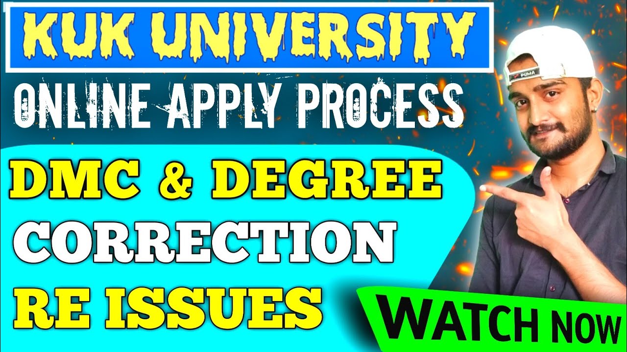 KUK REISSUE DMC / DEGREE ONLINE | KUK DUPLICATE DMC / DEGREE | KUK PROVISIONAL CERTIFICATE | kuk dmc