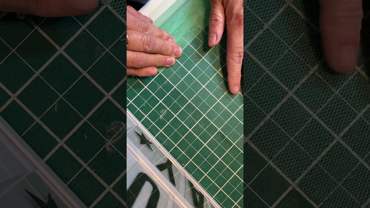Pleating net for a tutu #1