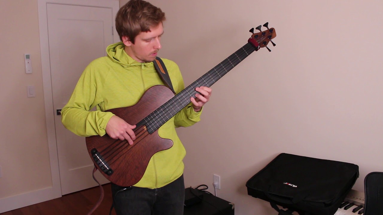 Iron Ether Subterrena Bass Octave Synth Test w/ JHS Four Wheeler & Rob Allen Fretless
