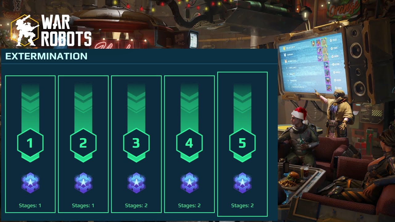 War Robots - Extermination January 4th 2025 Stages 1-5