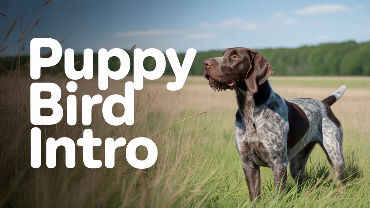 Первый тренировочный день молодого Gundog в действии!