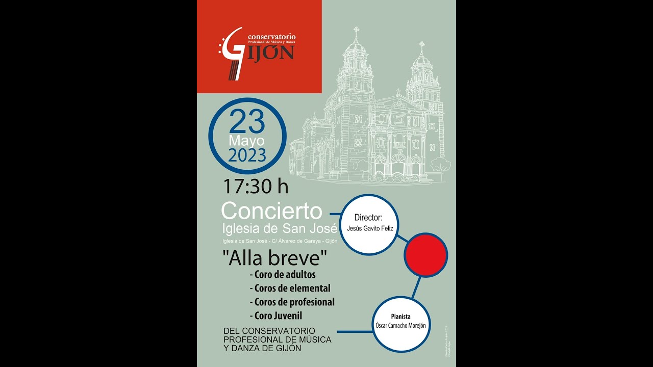 Concierto de los coros del Conservatorio Profesional de Música y Danza de Gijón