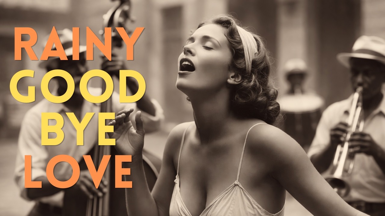 Rainy Goodbye Love &ndash; Vintage Blues Ballad | Sad Jazz Night Vibes 🌧️