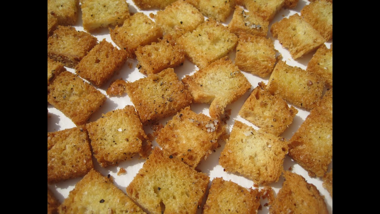 Basic CROUTONS - How to make CROUTONS Recipe