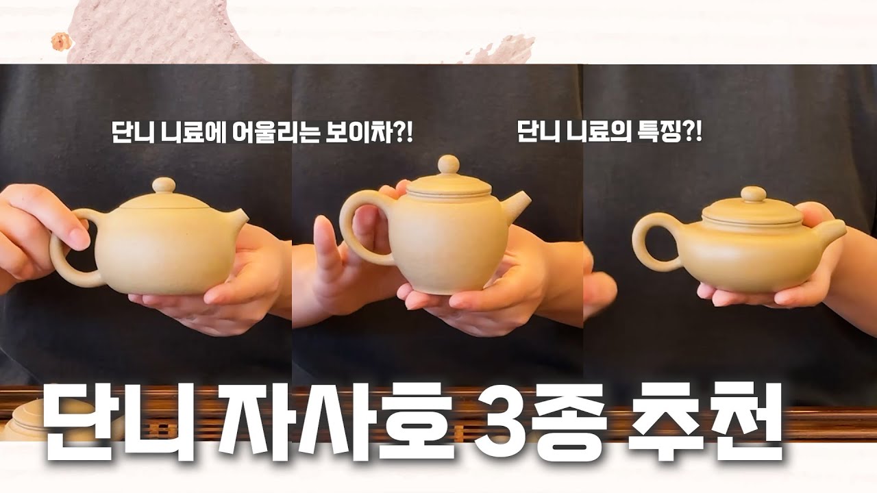✔ 단니 니료로 만들어진 자사호는 어떤 특징이 있을까요? 10만원대 단니 자사호 추천드립니다~!ㅣ지유명차종로점