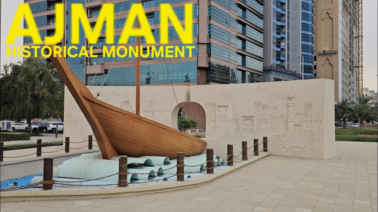 AJMAN Ramadan Walk: Al Nakhil Al Owan Historical Monument to Ajman Beach (3.11.25: 4K-UHD)