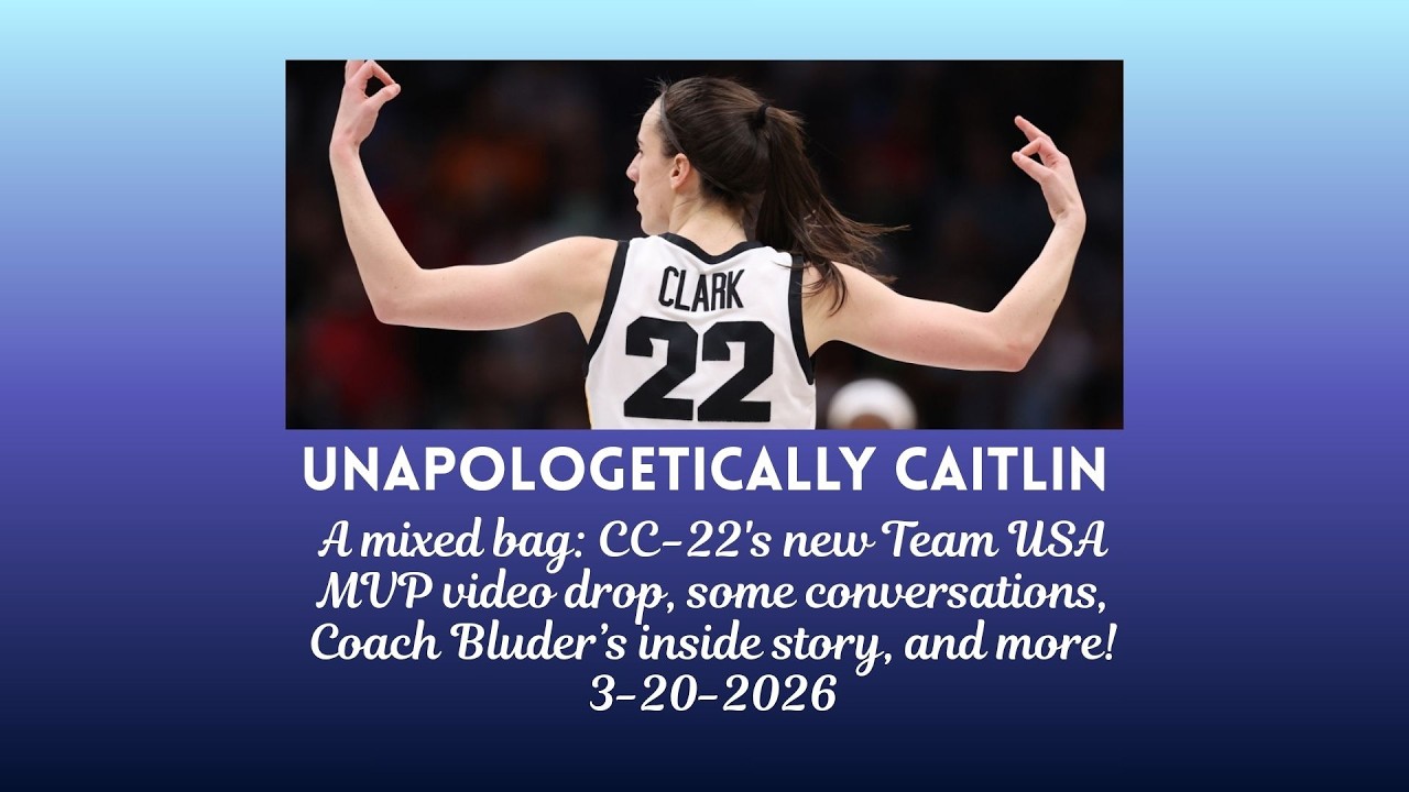 A mixed bag: Conversations, a new CC-USA MVP video, Coach Bluder speaks, and some other stuff.