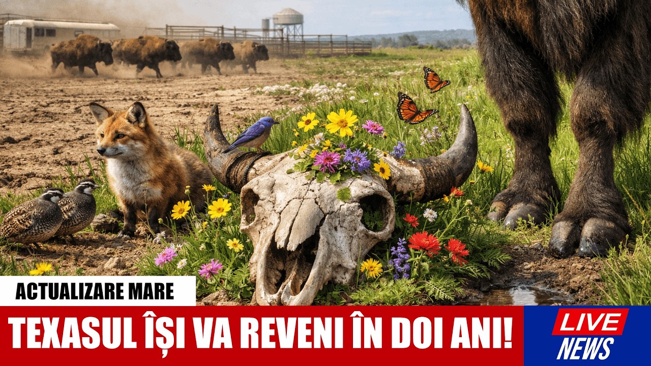 5.000 Bizoni ELIBERAȚI În TEXAS – REACȚIA OAMENILOR DE ȘTIINȚĂ I-A ȘOCAT!