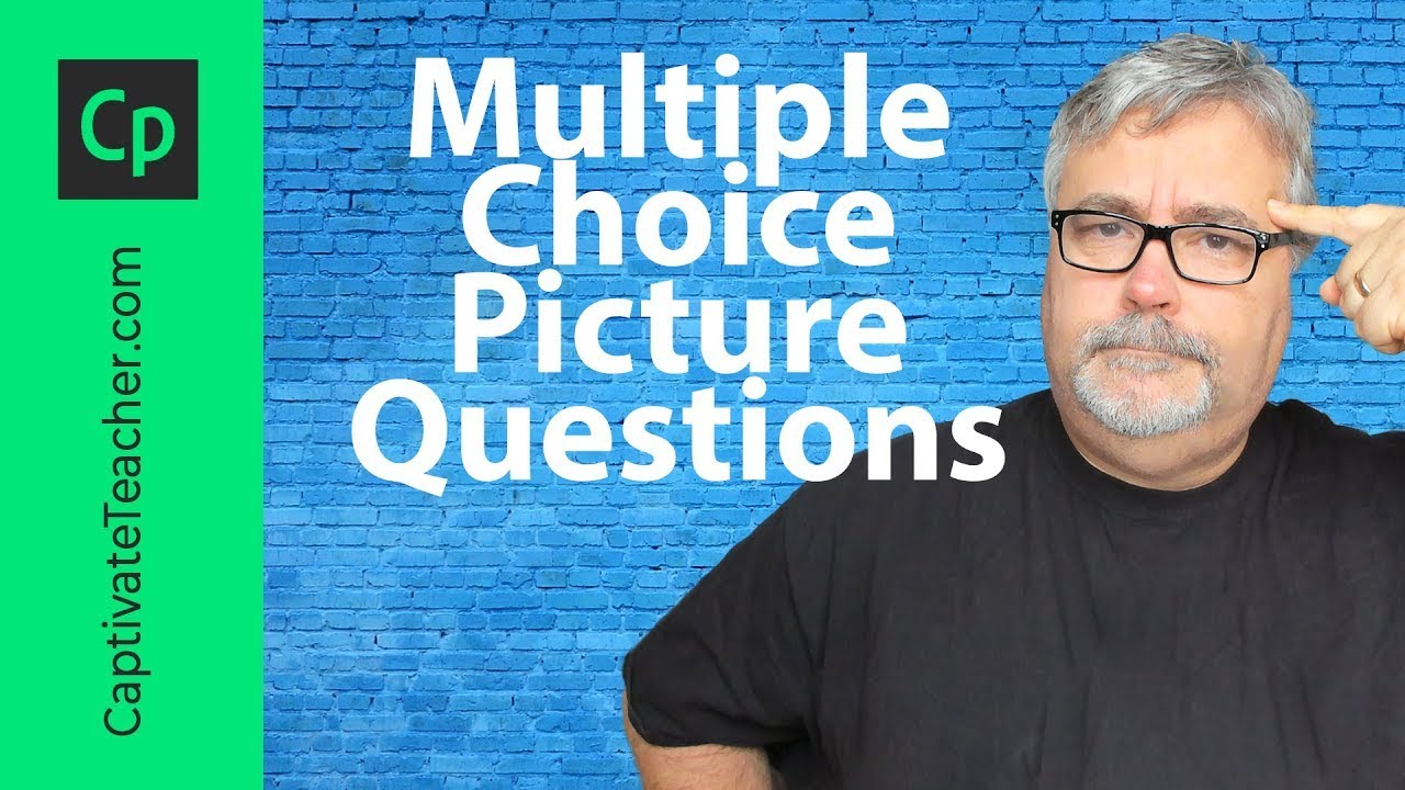 Adobe Captivate Classic Custom Multiple Choice Picture Question