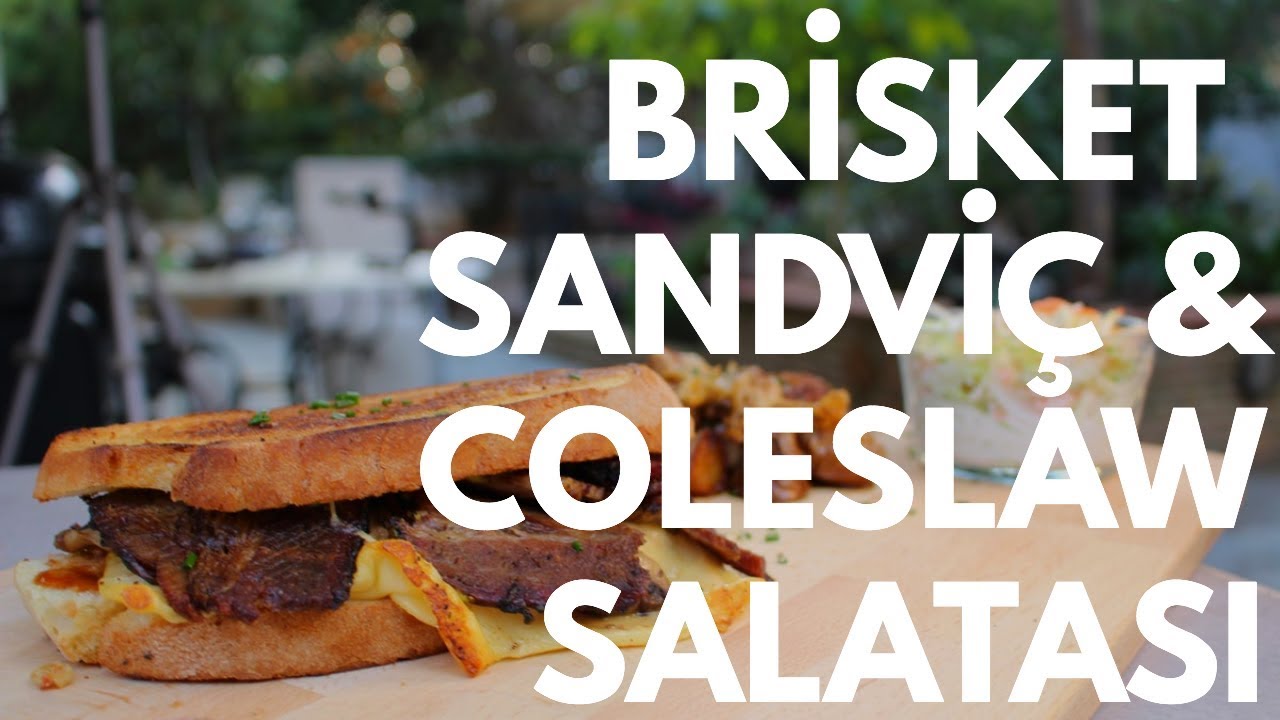 Brisket Sandviç, Coleslaw Salata ve Fırında Tatlı Patates eşliğinde. (2019)