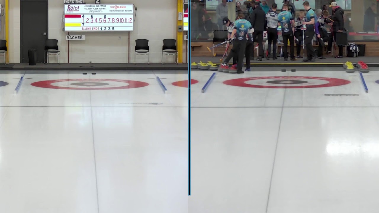 Kesler Bachek vs. Kieran Channon - Draw 1 - Curling Alberta U20 Junior Provincial Championships [2]