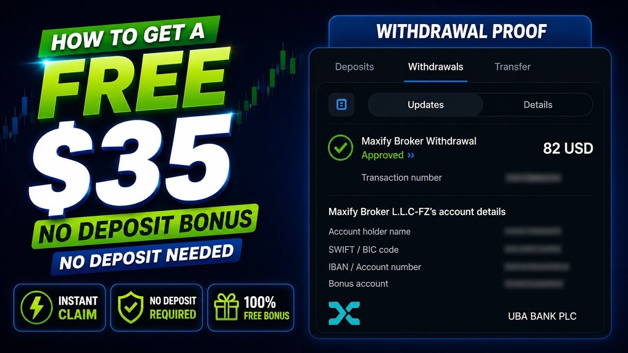 How to Get a FREE $35 No Deposit Bonus Forex in 2026 | no deposit needed 