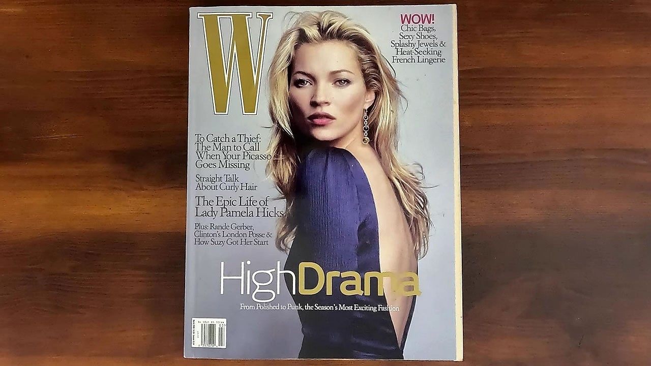 W March 2006 Kate Moss, Daria Werbowy, Rande Gerber | ASMR Magazine Flip Through