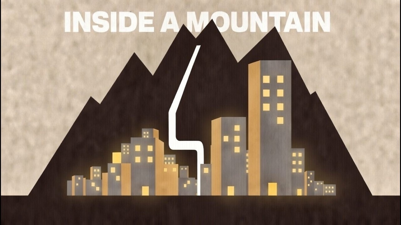 Entire Cities Hidden Inside Mountains | From Nuclear Bunkers to Luxury Resorts