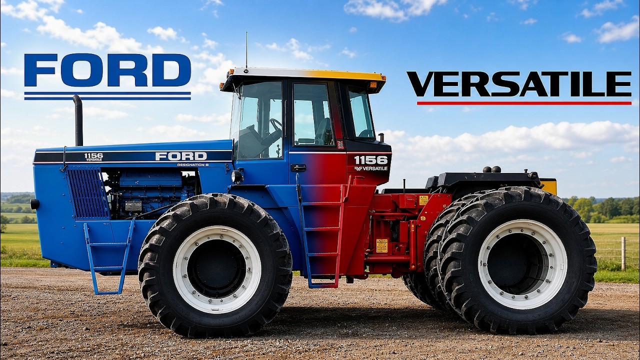 Самый большой трактор Ford: Versatile 1156