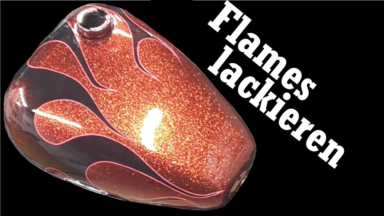 Flames selbst lackieren | Airbrush | Bobber | Chopper | Harley | Sportster |Kawasaki Vn 800