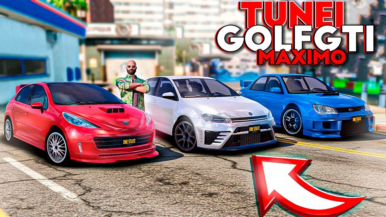 TUNANDO O GOLF GTI NO MÁXIMO! CARRO DA PADRÃO NO ONE STATE RP