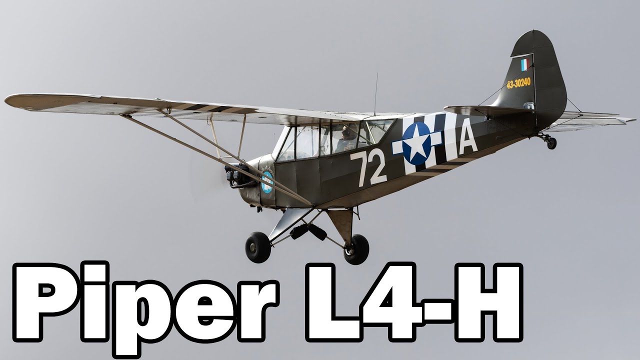 Piper L-4H « Grasshopper » – La Version Militaire du Célèbre Piper J3