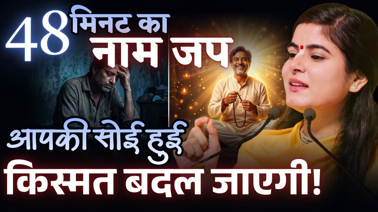 48 मिनट का 'नाम जप' और आपकी सोई हुई किस्मत बदल जाएगी! @Chitralekhaji