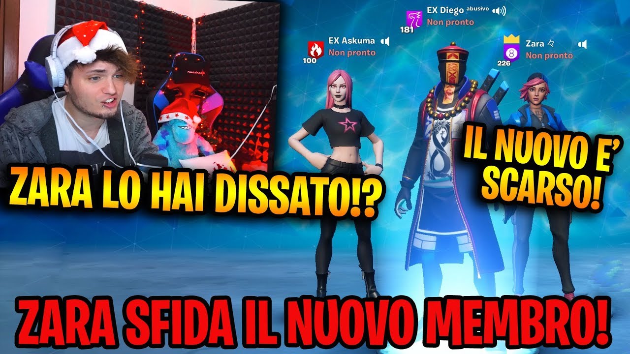 ZARA DISSA il NUOVO MEMBRO del TEAM e SI SFIDANO 1VS1! UNA SFIDA ASSURDA! SONO INCREDULO!