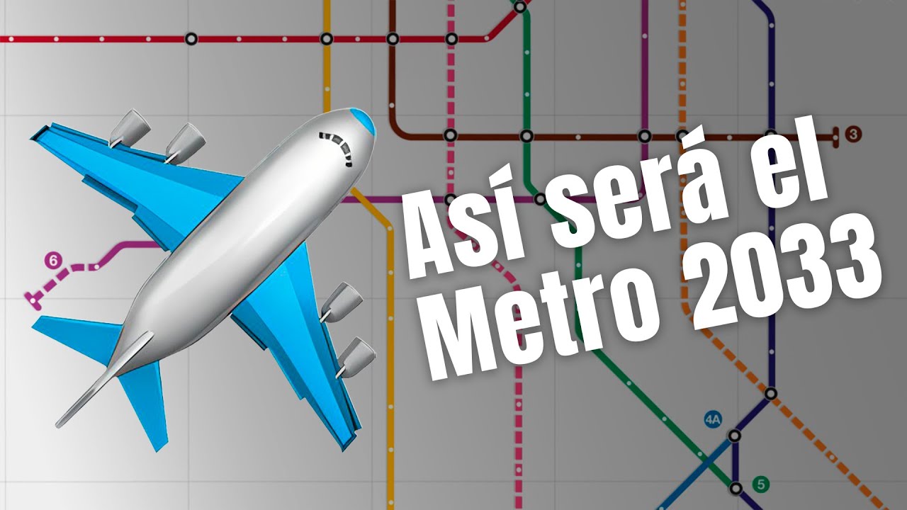 Metro de Santiago 2033: Así será la red del futuro