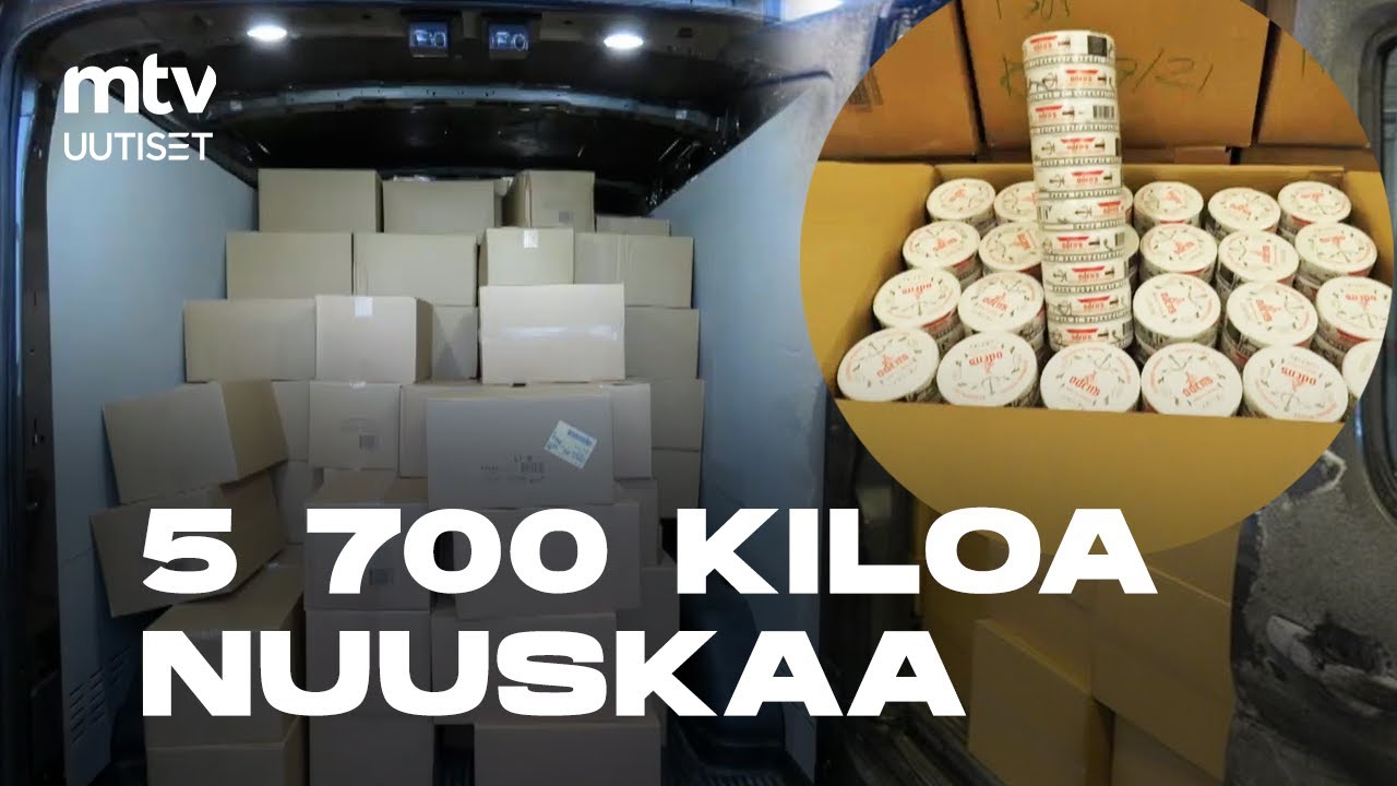 Näin tulli paljasti lähes kuuden tonnin nuuskan salakuljetuksen I Rikospaikka