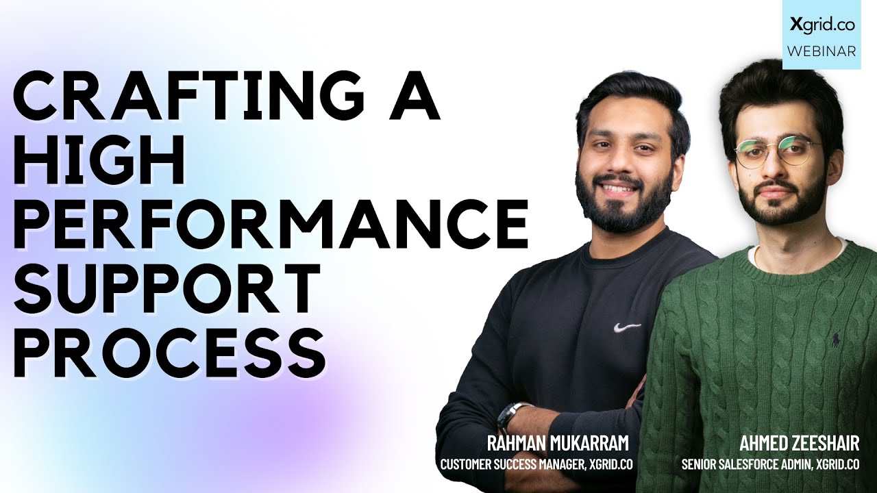 Steps taken to make a customer support process