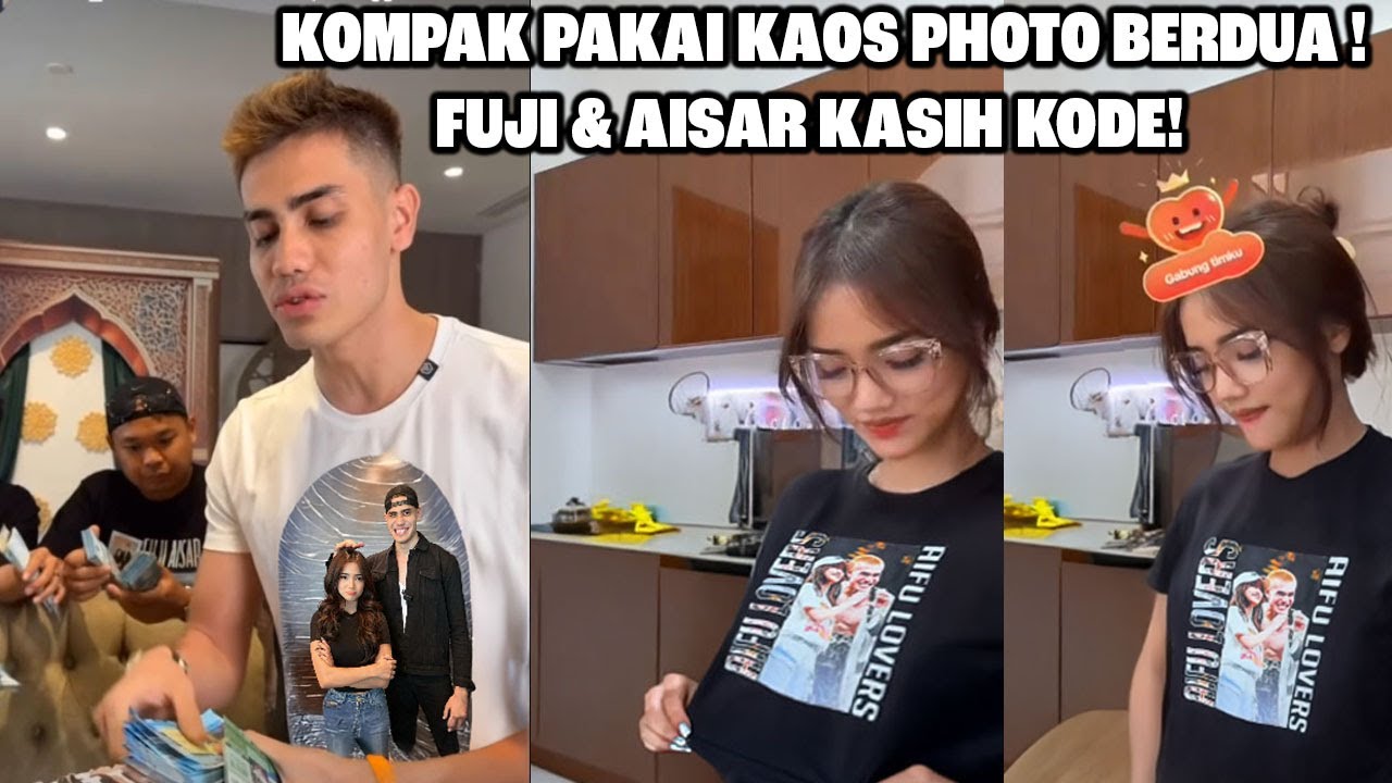 Kasih Kode Lewat Kaos! Fuji dan Aisar Kompak Pakai Kaos Photo Berdua Apa Mereka Sudah Fix Jadian!