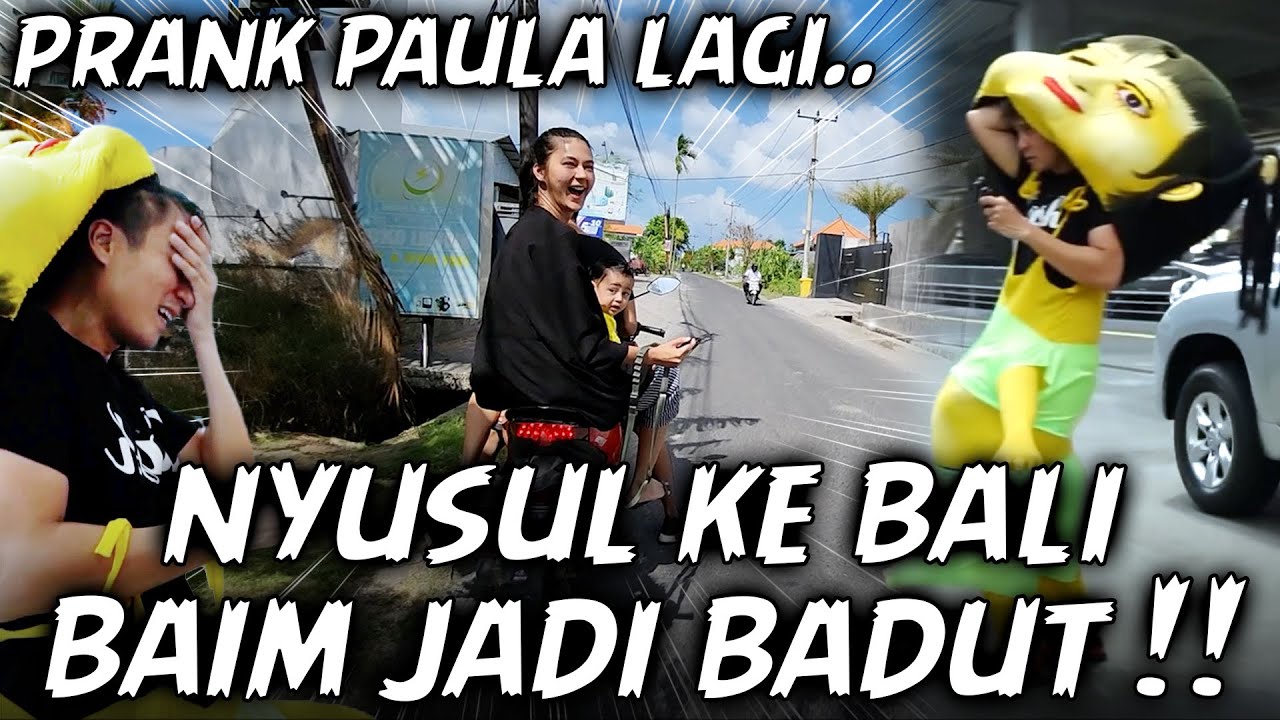LAGI NYUSUN RENCANA, TIBA2 PAULA LEWAT PAKE MOTOR !! BUYAR SEMUA