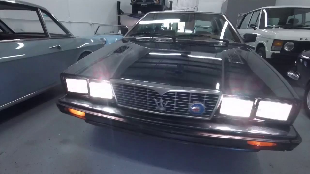 1984 Maserati Biturbo test drive FOR SALE at Modern Classics