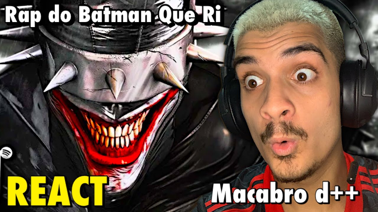 (REACT) Batman Que Ri (DC Comics) - Piada Mortal | M4rkim
