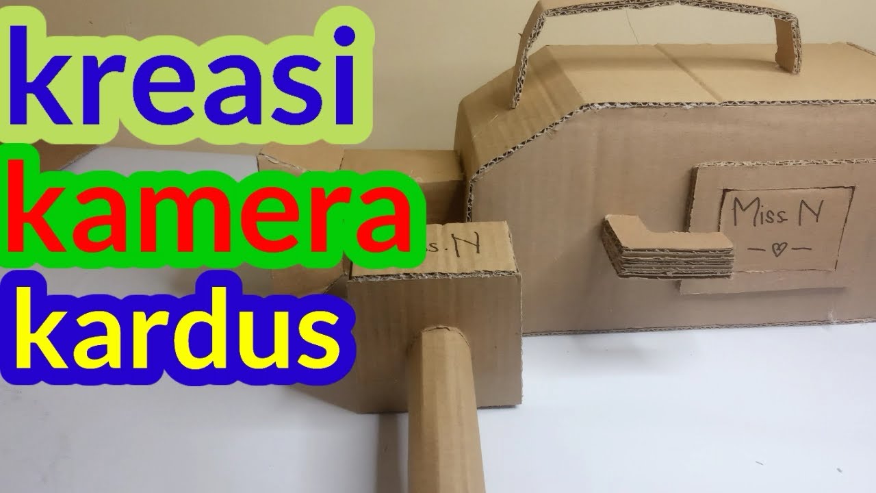 Kreasi kamera dari kardus