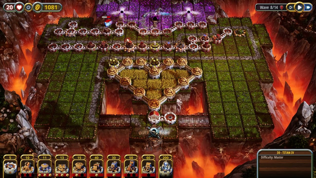 Artisan Td board 30 Last map - No damage. Master difficulty