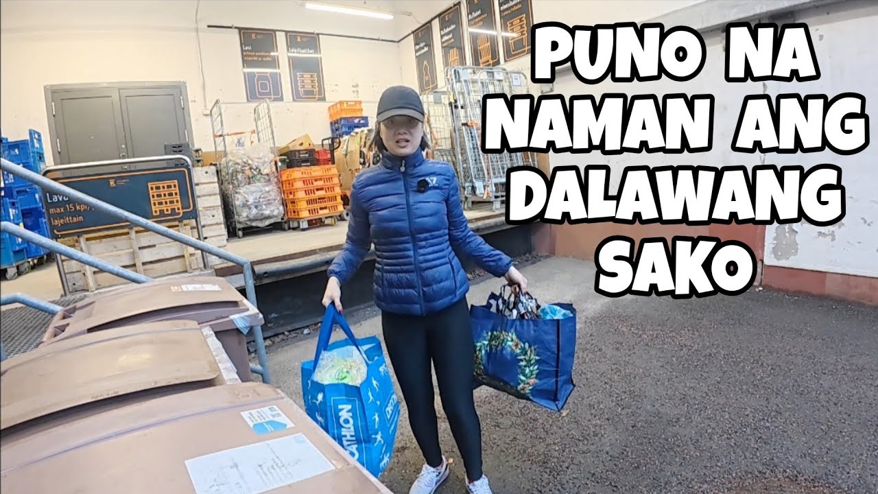 PUNO ANG DALAWANG SAKO AT MAY BONUS PA | DUMPSTER DIVING IN FINLAND | THAI-FINNISH 