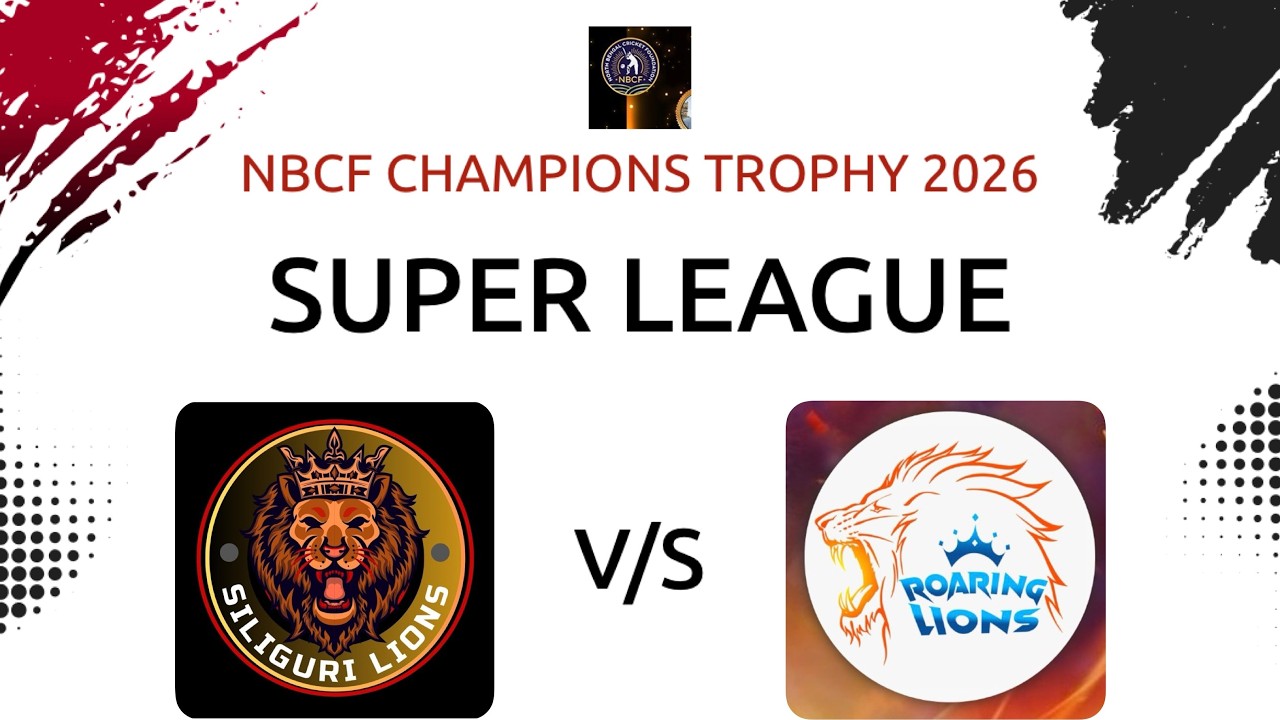 NBCF CHAMPIONS TROPHY || ROARING LIONS vs SILIGURI LIONS #cricheroes #cricket #notification #live