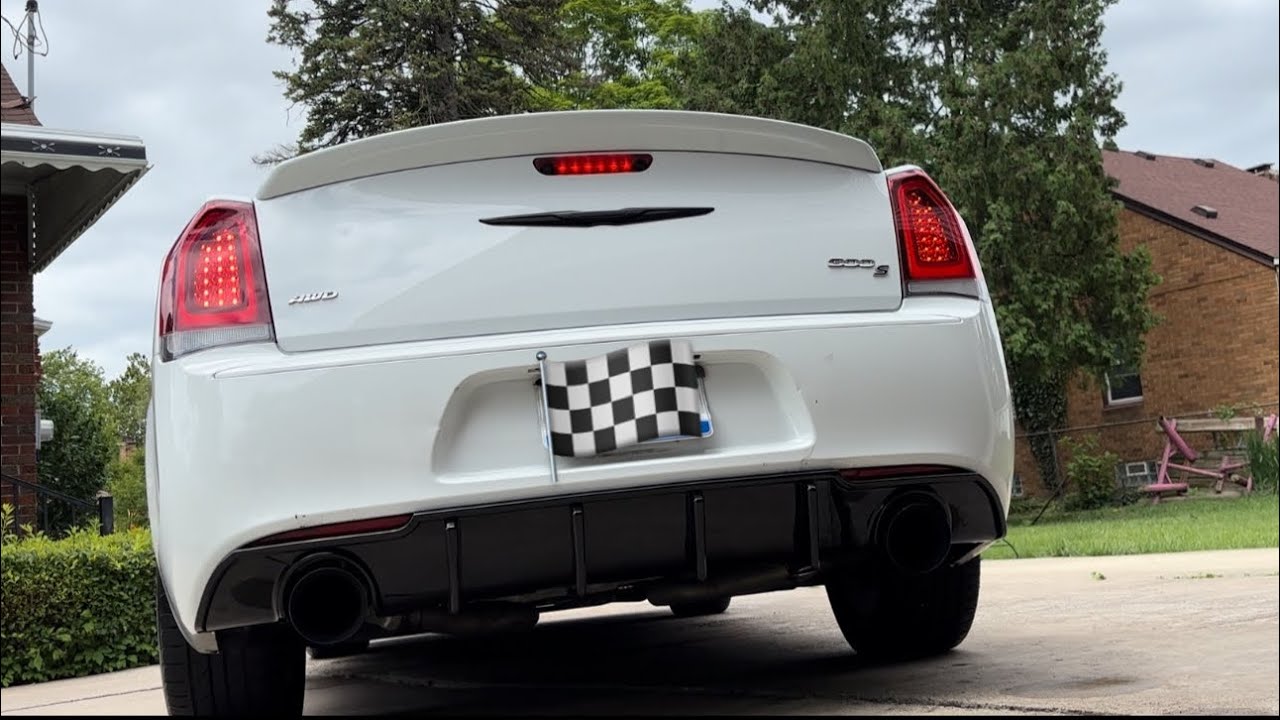 BIG BOZ 4 EXHAUST MADE MY CHRYSLER 300 THE BEST SOUNDING V6!!🤯
