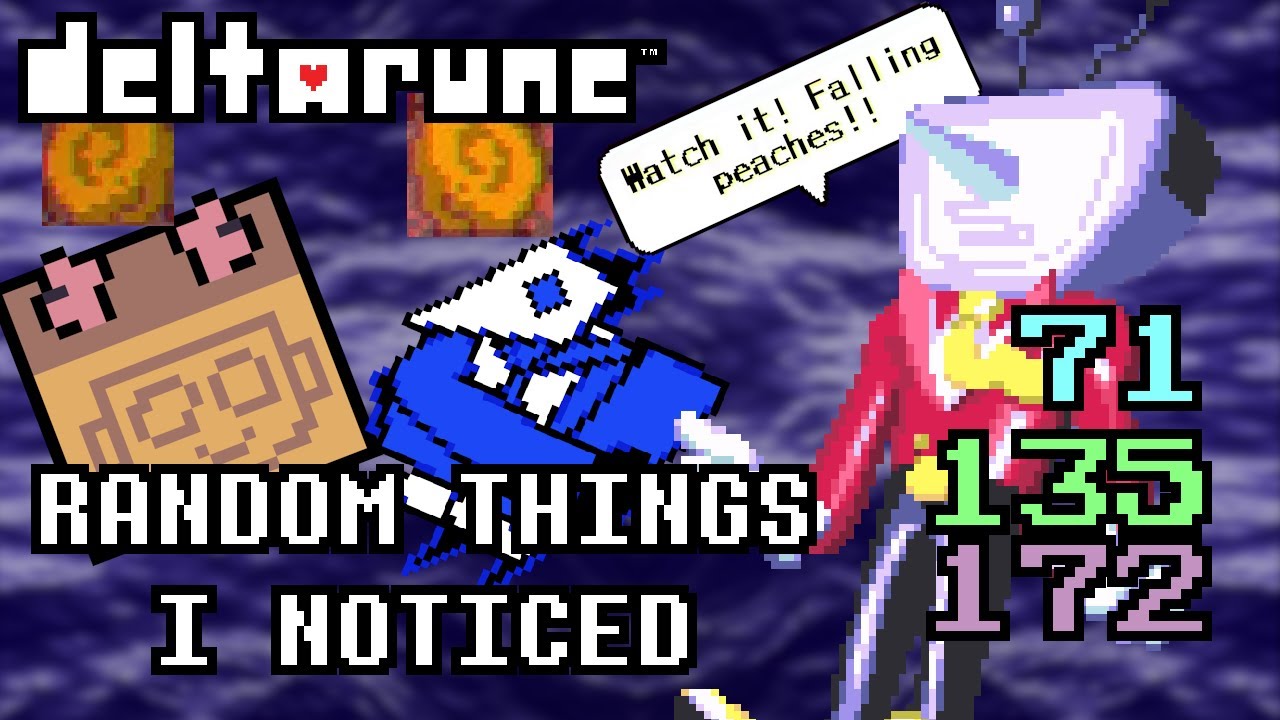 Random Things I Just Noticed in Deltarune