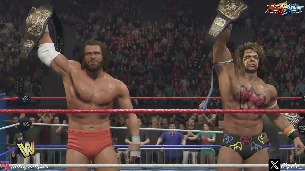 WWE 2K26 - Macho Man Randy Savage & Ultimate Warrior vs Mr Perfect  & Rowdy Piper 