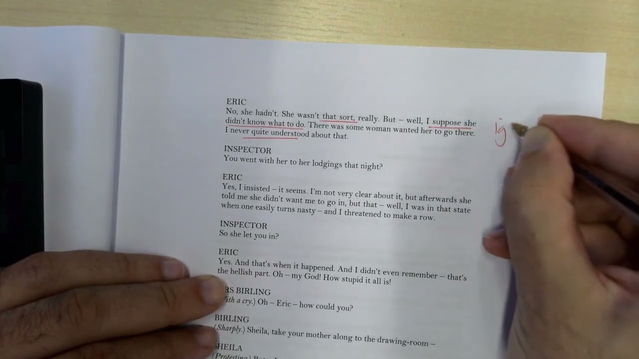 An Inspector Calls Act 3 Part 1