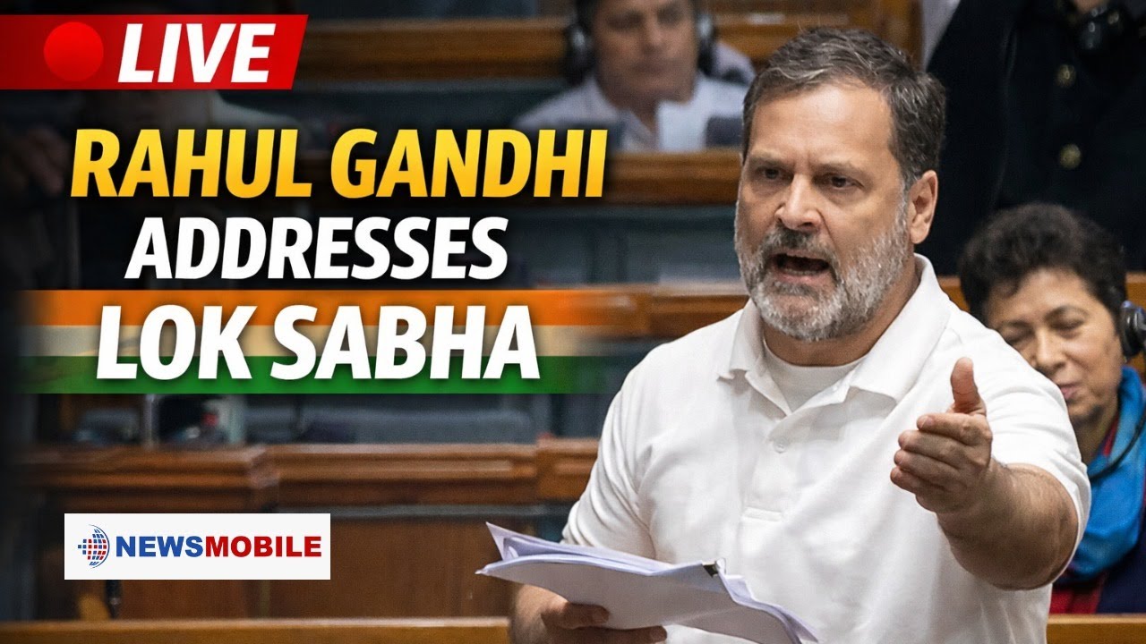 🔴 LIVE | Rahul Gandhi Raises Ladakh Stand-Off Issue Again in Lok Sabha | NewsMobile
