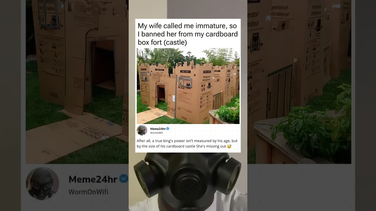 The cardboard castle.