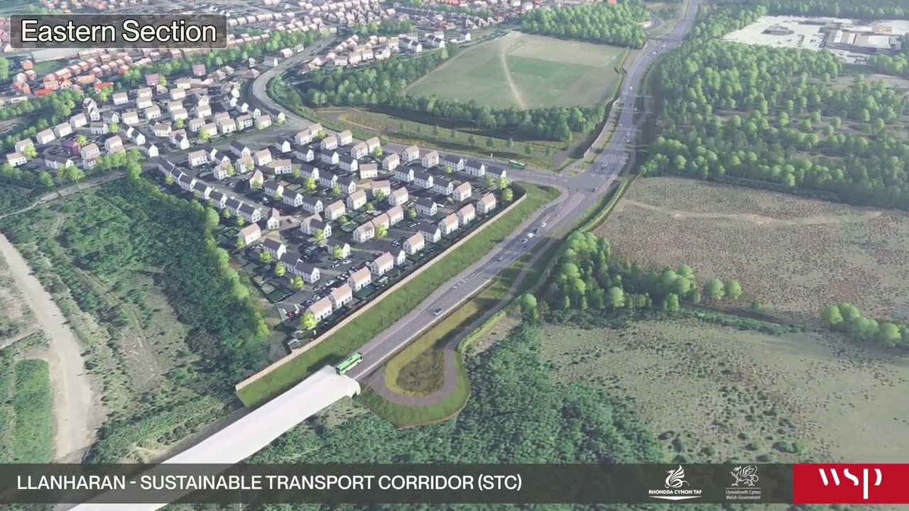 Proposed Llanharan sustainable transport corridor