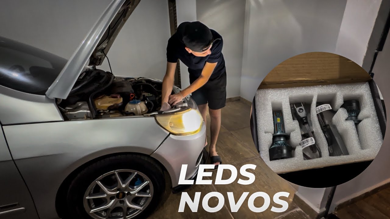 TROQUEI OS LED DO MEU GOL G5 ! *Ficou muito forte*