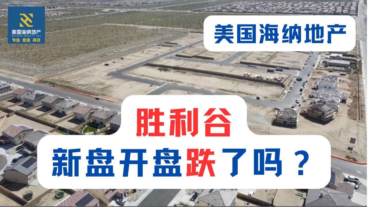 胜利谷新盘开盘跌了吗？