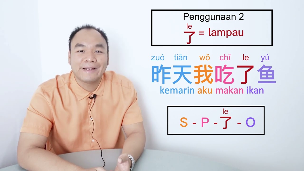 Kapan harus pakai 了 le