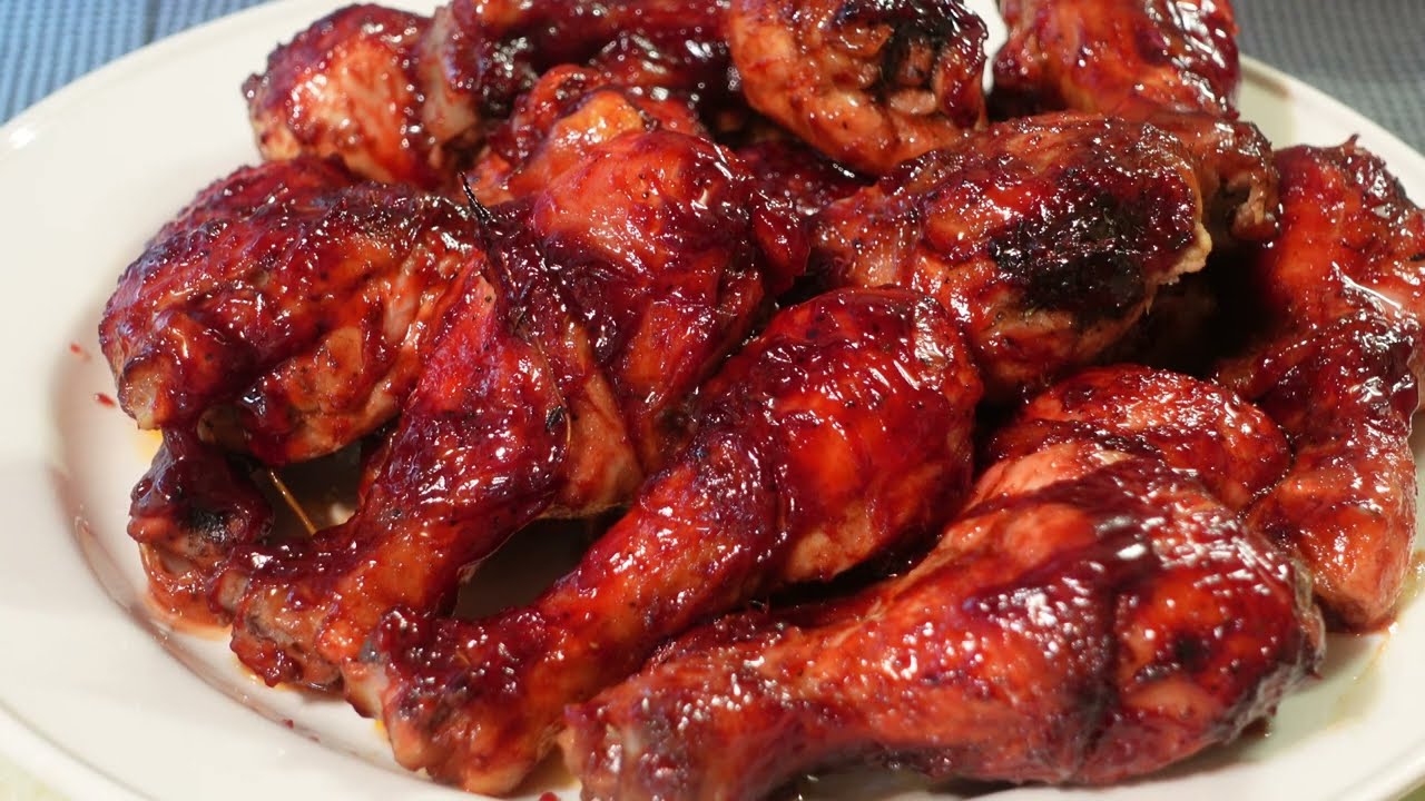 The Best Way To Make A Tasty Oven Baked Barbecue Chicken Drumsticks Juicy And Delicious.