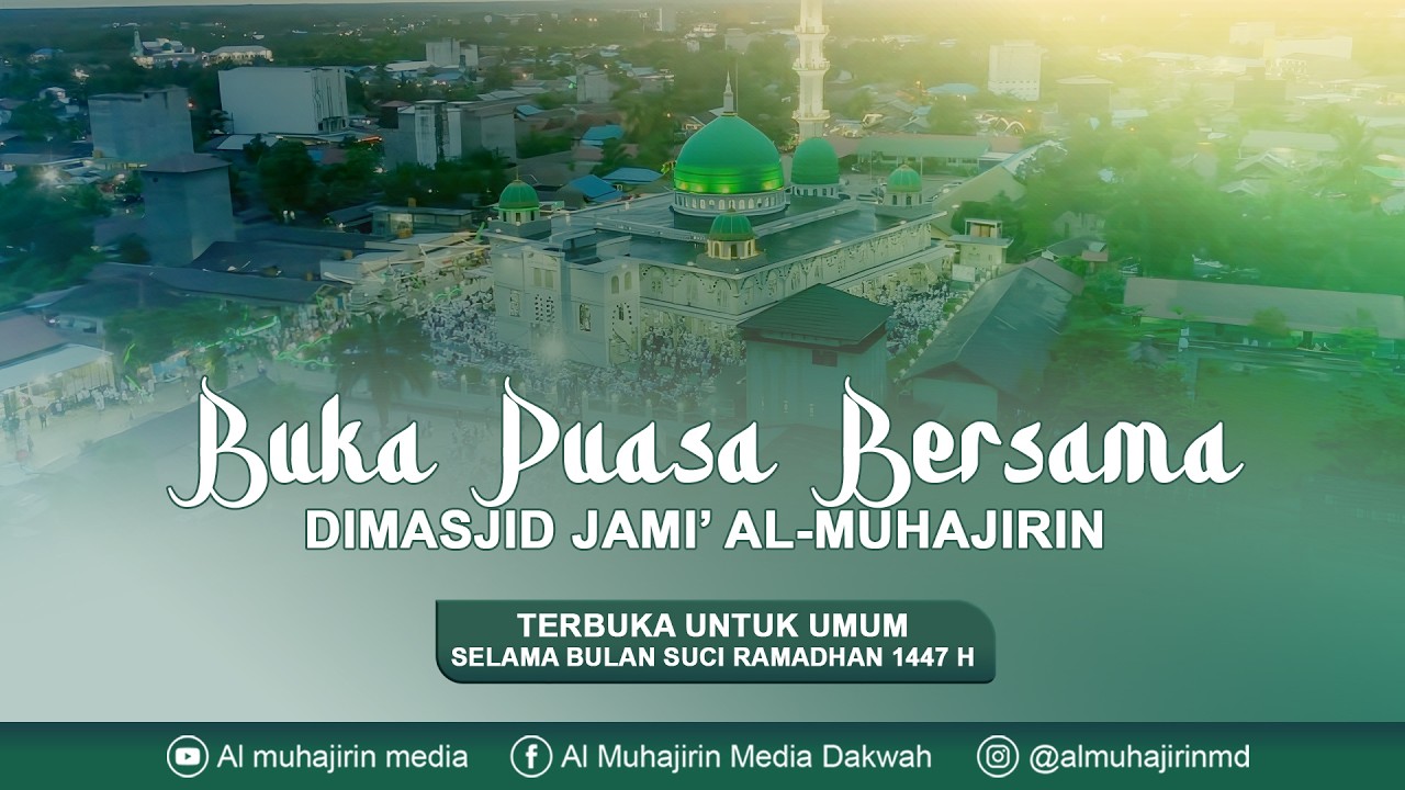 🔴LIVE BUKA PUASA BERSAMA RAMADHAN KE- 9 MASJIDI JAMI' AL MUHAJIRIN KERENG PANGI