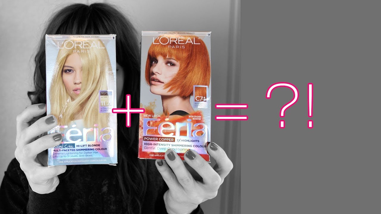 Dyeing for WHAT?! L'Oreal Feria C74 Intense Copper & 11.21 Ultra Pearl Blonde